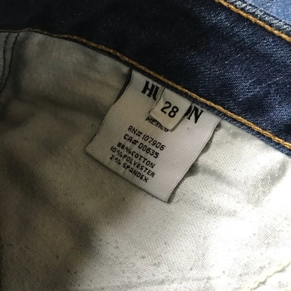 Hudson Bacara Straight Flood Cuff Jeans Blue - Picture 6 of 8